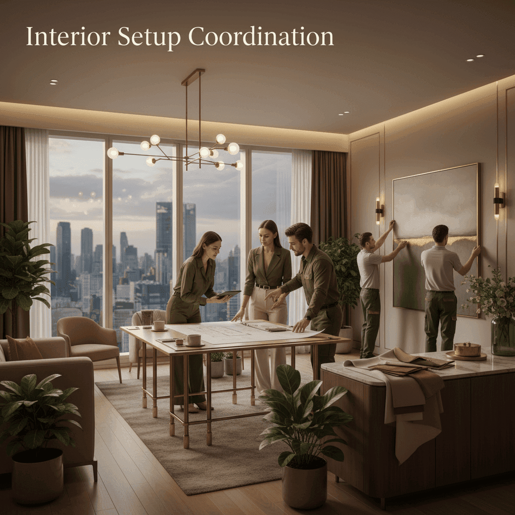 Interior Setup Coordination